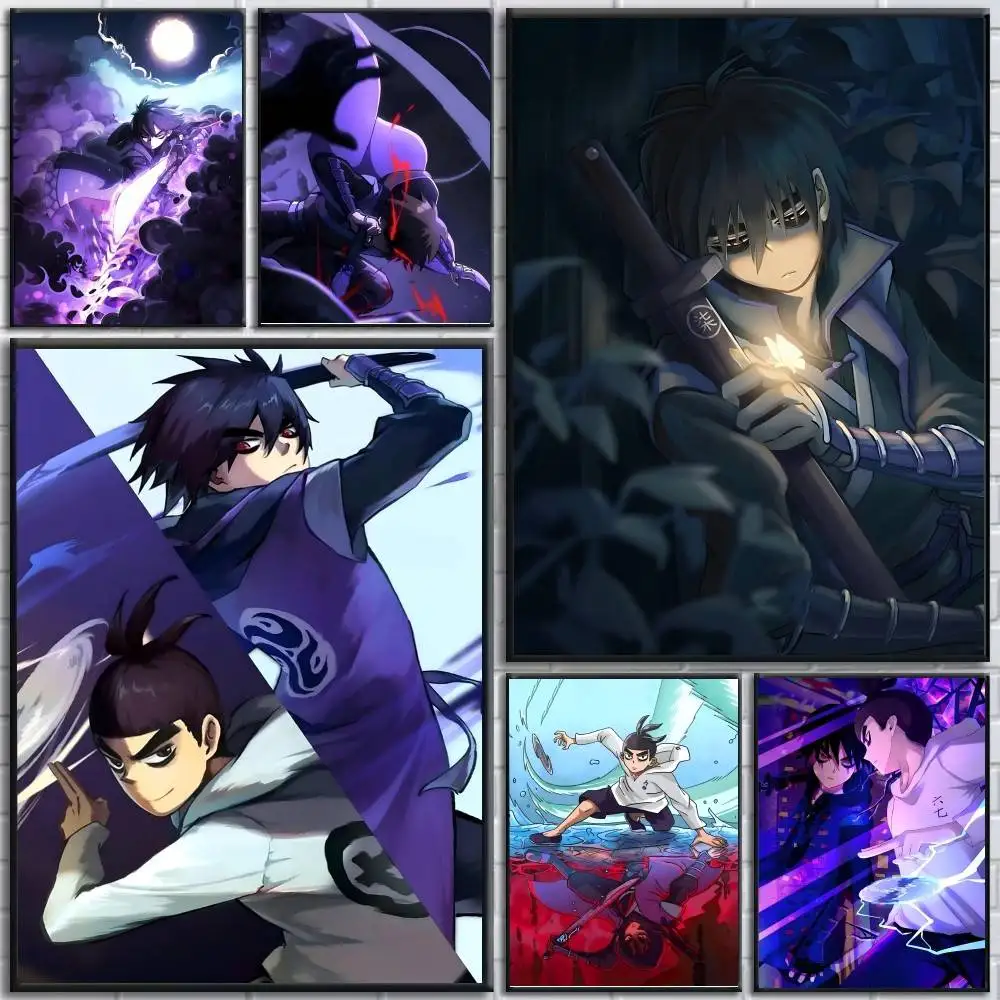 Hot Chinaese Anime Killer Seven posters Self-adhesive Paper Print Home Living Room Bedroom Entrance Bar Cafe Art