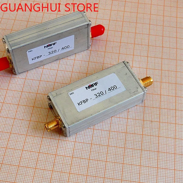 30 ~ 400 MHz UHF band-pass filter with SMA interface