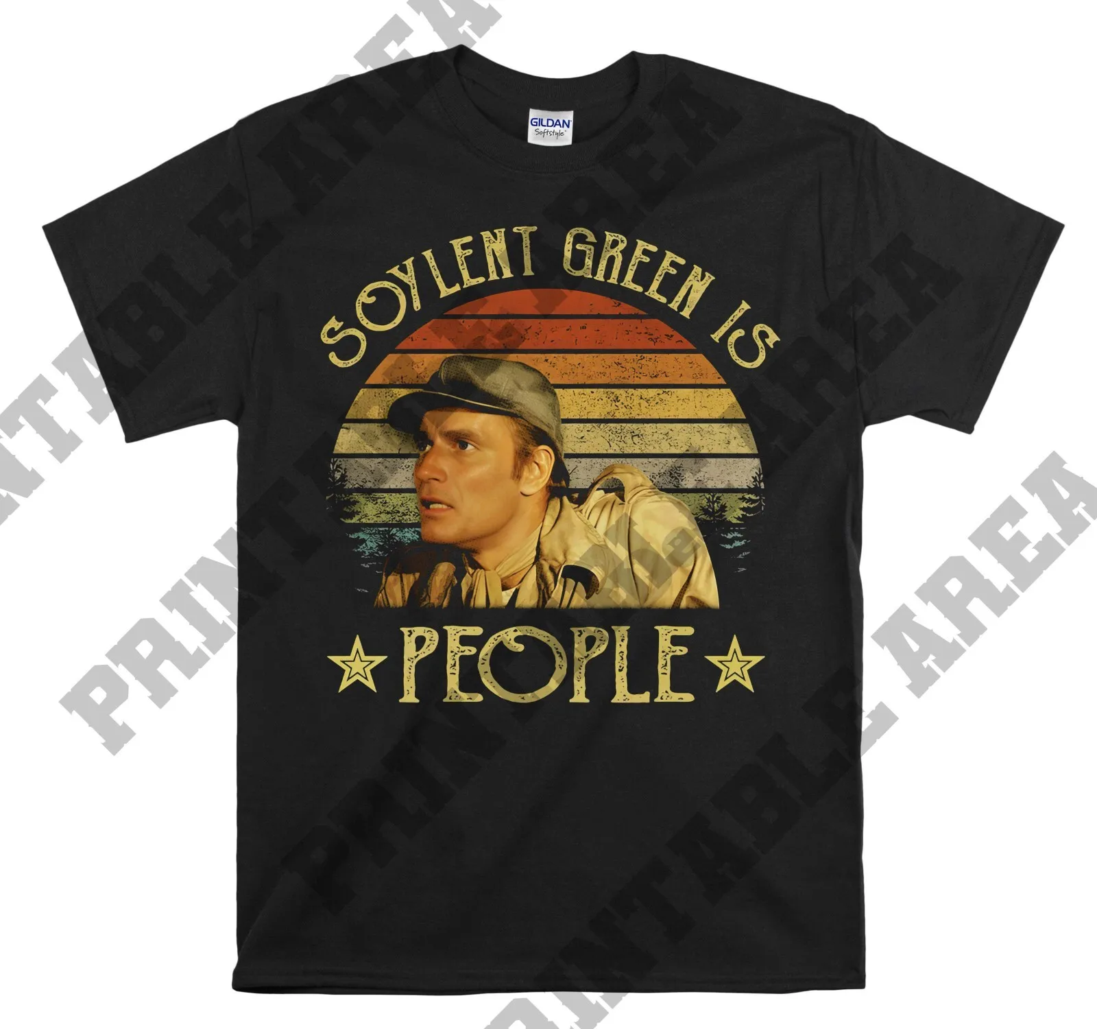 

Soylent Green Charlton Heston Movie Толстовка Футболка Мужчины Женщины Унисекс MO413