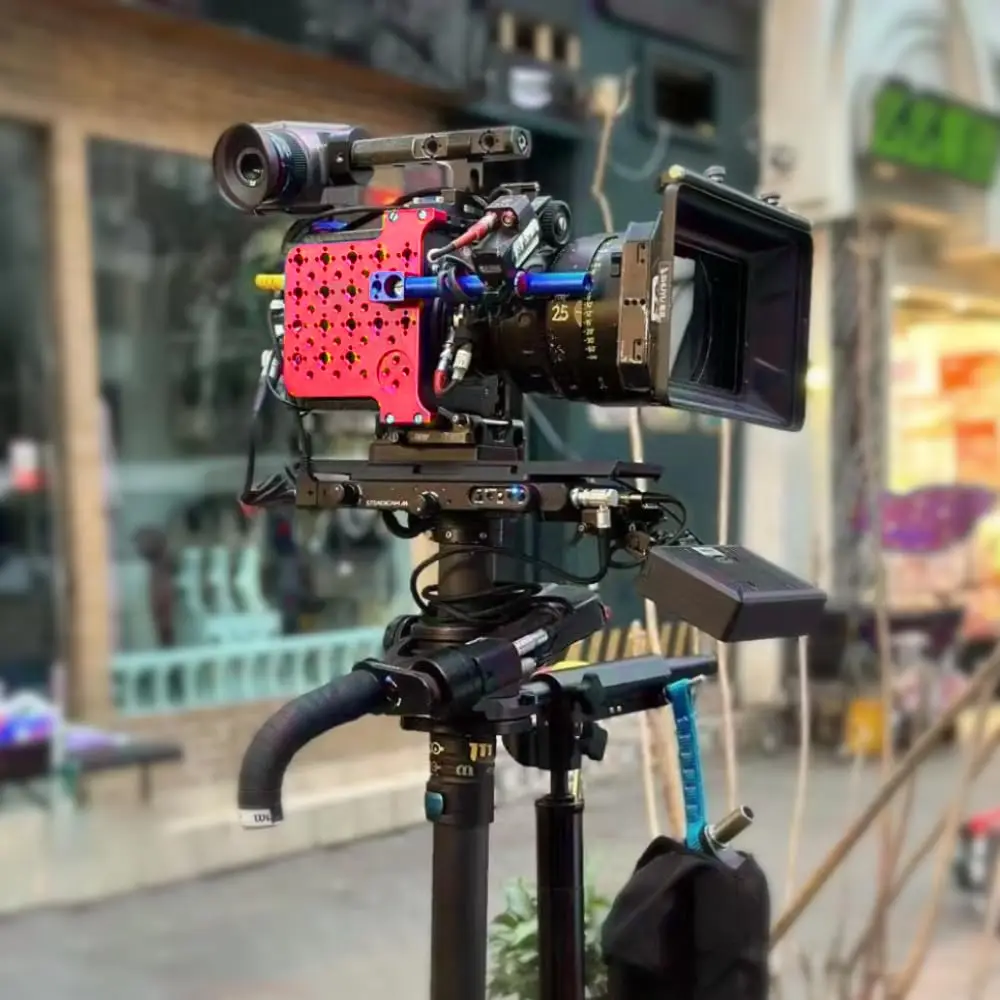 3 Side Extension Bracket Camera Shoe Mount forARRI Alexa Mini Expansion Side Panel Camera Mounting Cheese Plate with M6 3/8 1/4