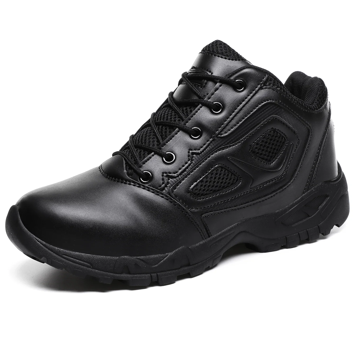 Men Tactical Boots Men\'s Desert Waterproof Lace Up Low Top Work Shoes Male Outdoor Ankle Boots Breathable Tactical Running Shoes