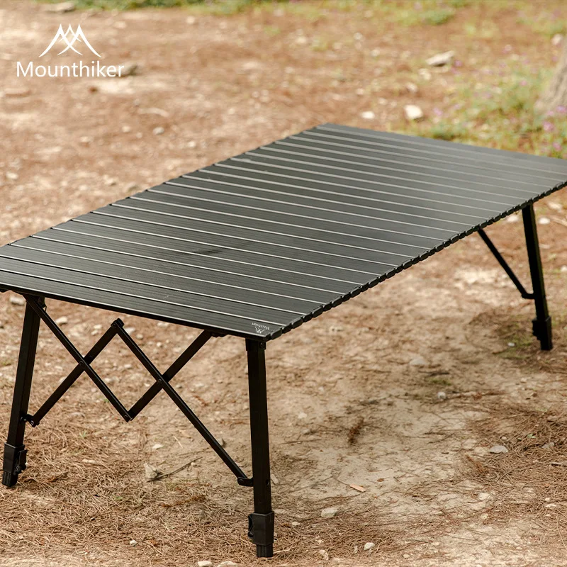 Mounthiker Outdoor Camping Portable Folding Table Folding Storage Aluminum Alloy Table Picnic BBQ Multiple People Egg Roll Table