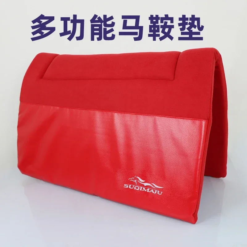 

-Morning Exercise Saddle Pad Western Hair Pack Tips Shock Sweat Anti-Hitting Back Horse Saddle Pad