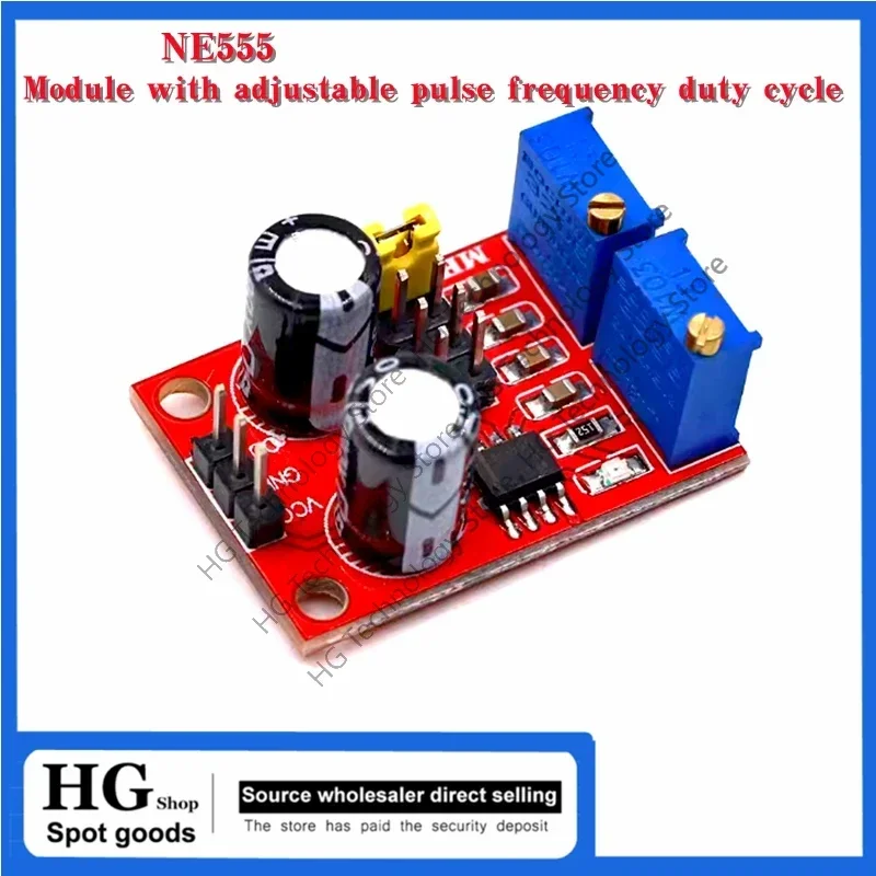 1-5PCS/Lot NE555 pulse frequency, duty cycle adjustable module,square/rectangular wave signal generator,stepping motor driver