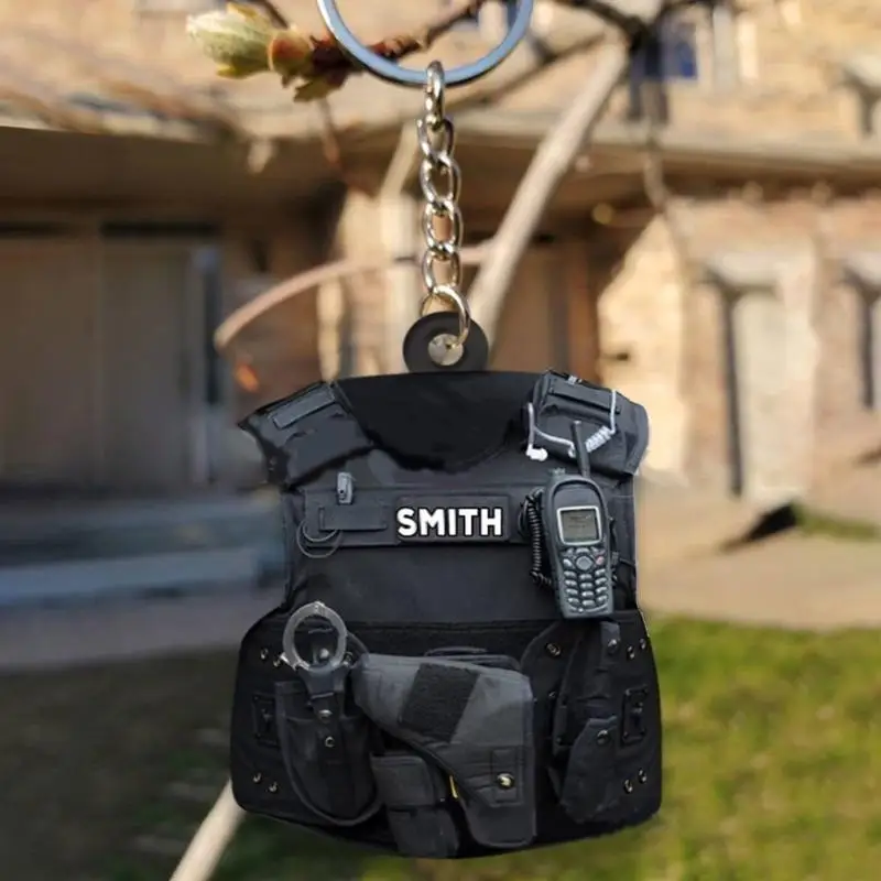 A52E Women Gadgets for Men Polices-Accessories KeyChains Friend Christmas Pendent
