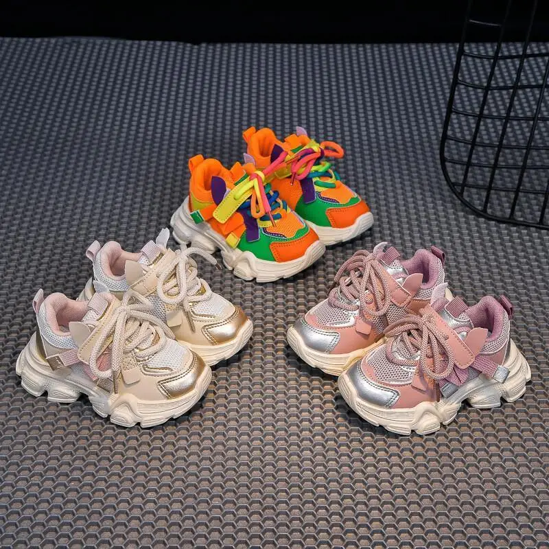 

Kawaii Casual Shoe Fashion Childrens Shoe Autumn New Children Sneakers Dad Shoes Fashion Running Shoes Boys Girls Casual Shoes