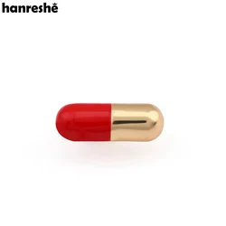 Hanreshe 4/Colors Enamel Pill Capsule Brooch Badge Medical Pharmacy Jewelry Accessories for Doctors and Nurses Student Gifts