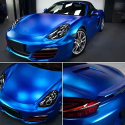 1pc high quality dark blue ice film car color changing film, car PVC packaging, personalize your car