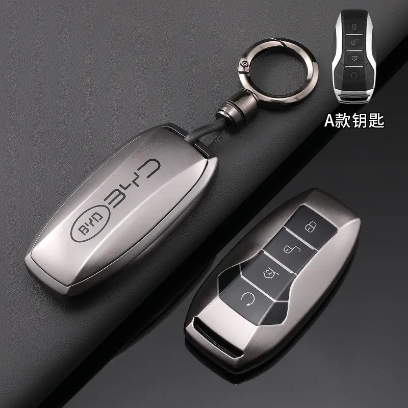 Silver TPU Car Flip Remote Key Case Cover Holder Shell Fob For BYD Song Plus Atto 3 Han EV Tang DM Qin Seal Dolphin Accessories - Image 13