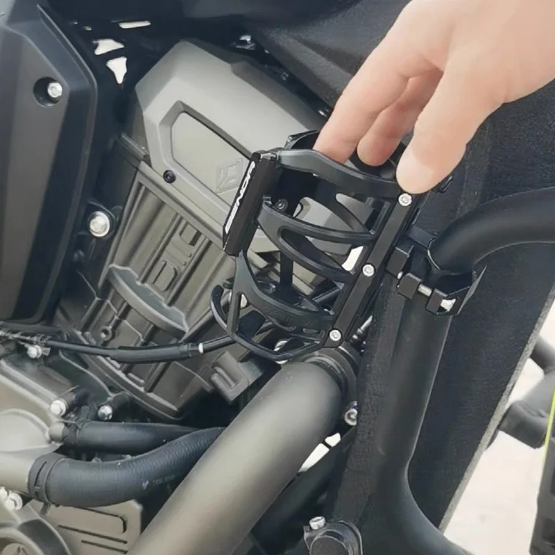 ل LONCIN VOGE 500DS 500DSX 650DS 650DSX 500R 500AC 300AC 300R RR 525DSX 525R دراجة نارية المشروبات زجاجة ماء شرب كأس حامل #3