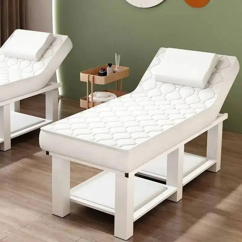 

Functional Reclining Pedicure Table Foldable Massage Lounger Bed Full Body Mattress Camas Portatil Massage Furniture MQ50MB