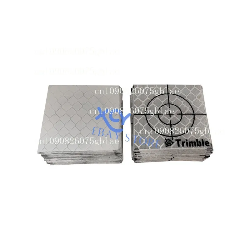 100PCS for Trimble Reflective Sheet 50x50MM Reflector Tape Target Surveying Sticker