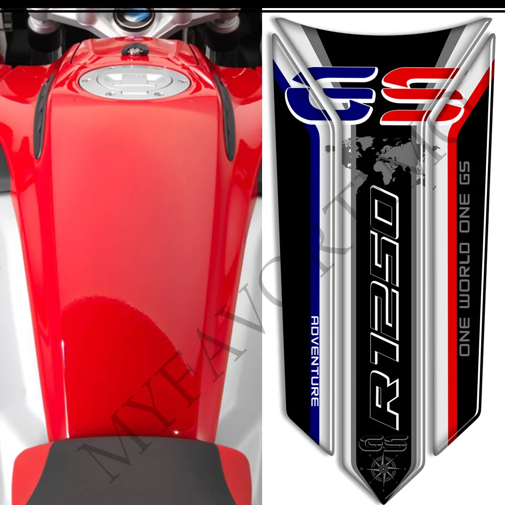 For BMW R1250GS R1250 1250 GS ADV adventure Motorcycle Body Gas Fuel Oil Tank Pad Protector Stickers Decals fit