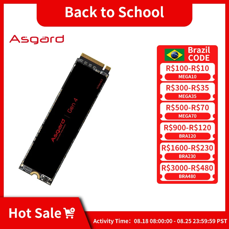 Imagem -06 - Asgard-unidade Interna de Estado Sólido para Laptop Disco Rígido m2 512gb Pcie 4.0 Lite Ssd Nvme 512gb 1tb 2tb