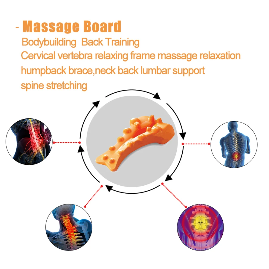 Almofada De Massagem Coluna Cervical, Tração Lombar, Cinta De Coluna Reta, Alongamento Traseiro, Cuidados De Saúde, Vértebra Cervical Correta, Nova EVA