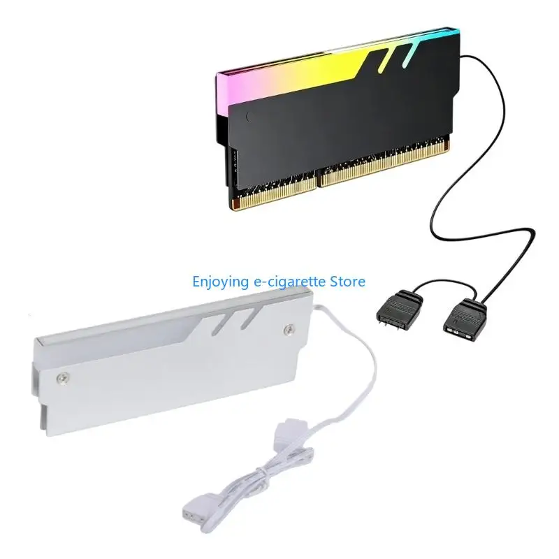 Adressierbarer Beleuchtungs-Metallspreizer für DDR5 DDR4 DDR3 DDR2-Speichermodul Gaming Y4QF – Detail 4
