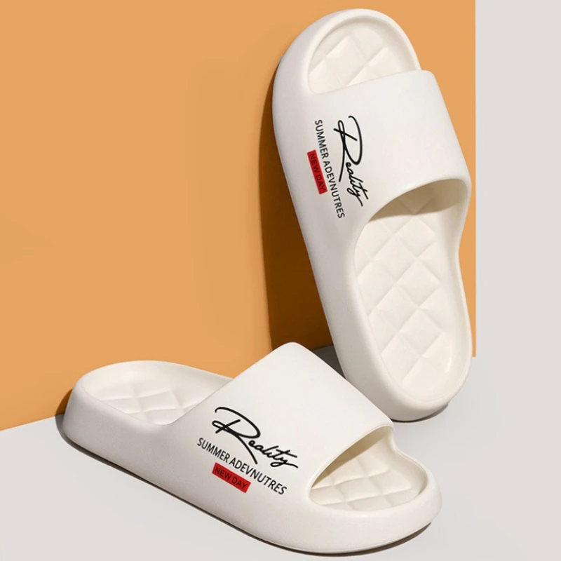 Soft EVA Indoor Bathroom Slippers For Women Men Summer House Shoes Anti-Slip Odor-Resistant Couples Home Shower Beach Slides