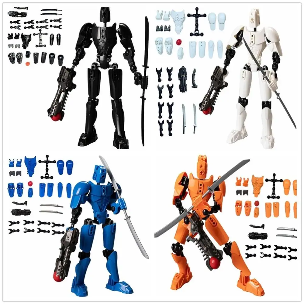 Desktop Decoration 3D Printed T13 Action Figure ABS Shapeshift Robot 3D Printed Mannequin Toy Upgraded Multi-Jointed Movable