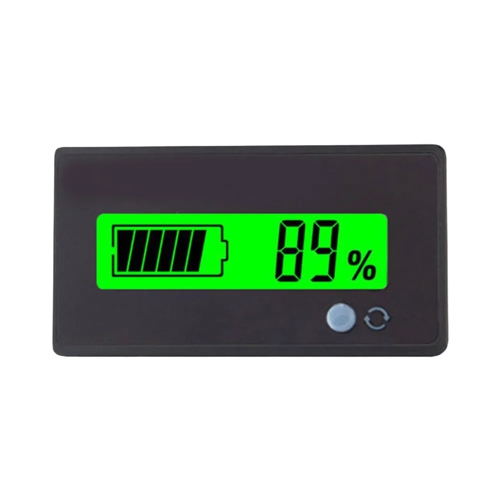 Waterproof For battery Voltage and SOC Display for 12V to 72V Lithium and Lead-Acid For battery Monitoring Applications