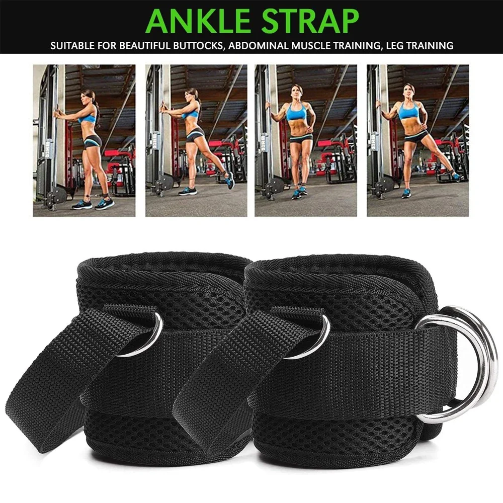 1PCS/2PCS Ankle Strap for Cable Machine Women,Adjustable Gym Cable Ankle Straps for Kickbacks,Glute Workout,Leg Extensions,Curls