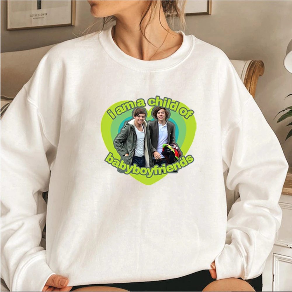 I Am A Child of Baby Boyfriend Sweatshirt Cute 1D As It Was HS Graphic Sweater TPWK Y2k Aesthetic Crewneck Sweatshirts FANS GIFT