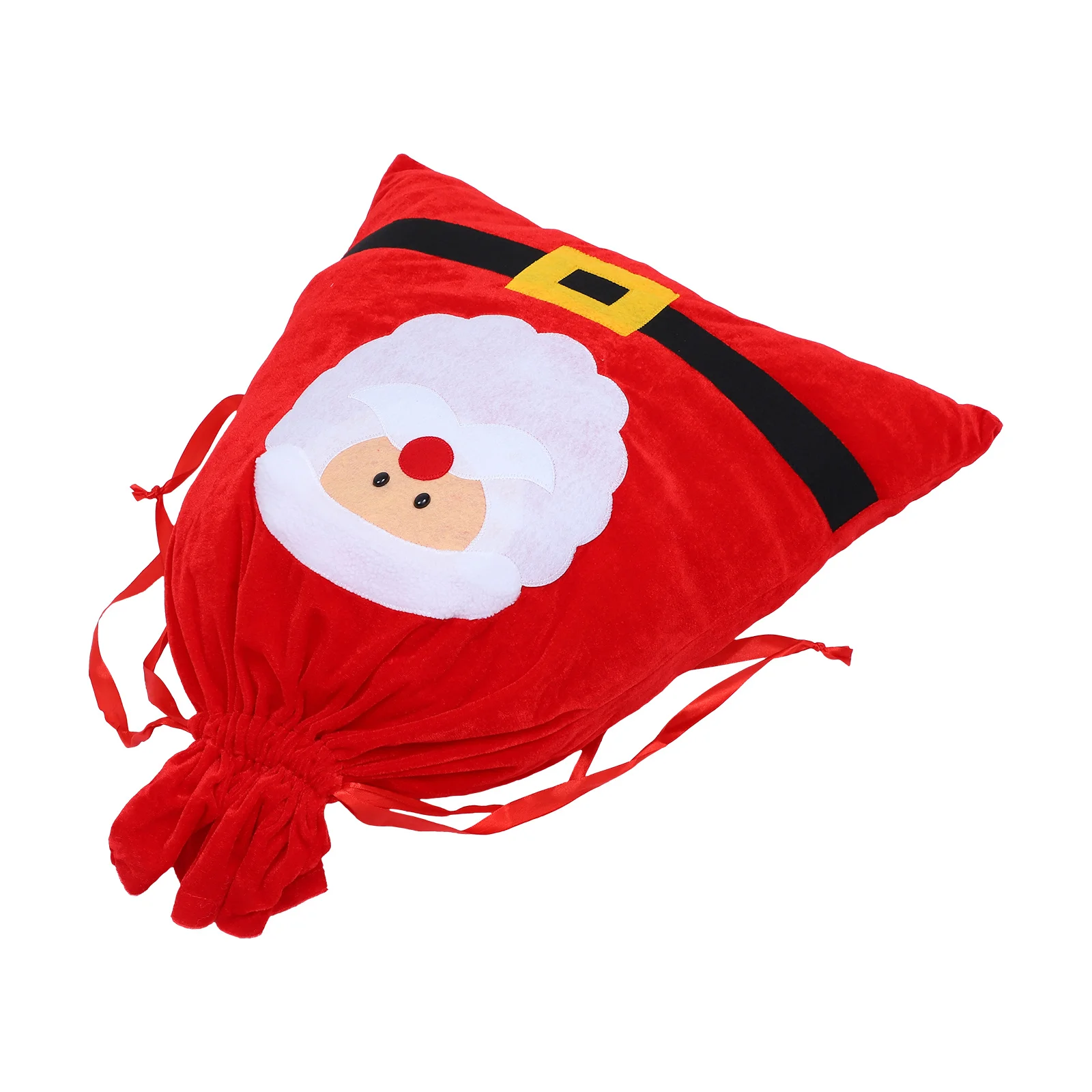 

1Pcs Christmas Gift Bag Premium Drawstring Pouch Festive Print Large Capacity for Gift Wrapping Candy Packaging Xmas Party Goody
