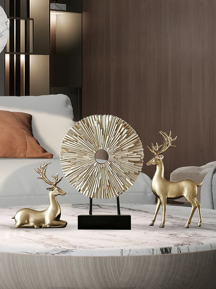 

Deer ornaments, home accessories, living room, high-end TV cabinet decoration, wine cabinet, entrance office, light luxury