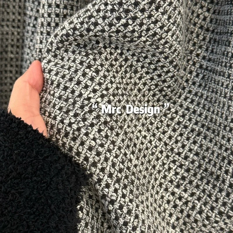 Custom Size Retro High-End Bedroom Living Room High Blackout Luxury Curtains Woven Texture Italian Minimalist Style Decor