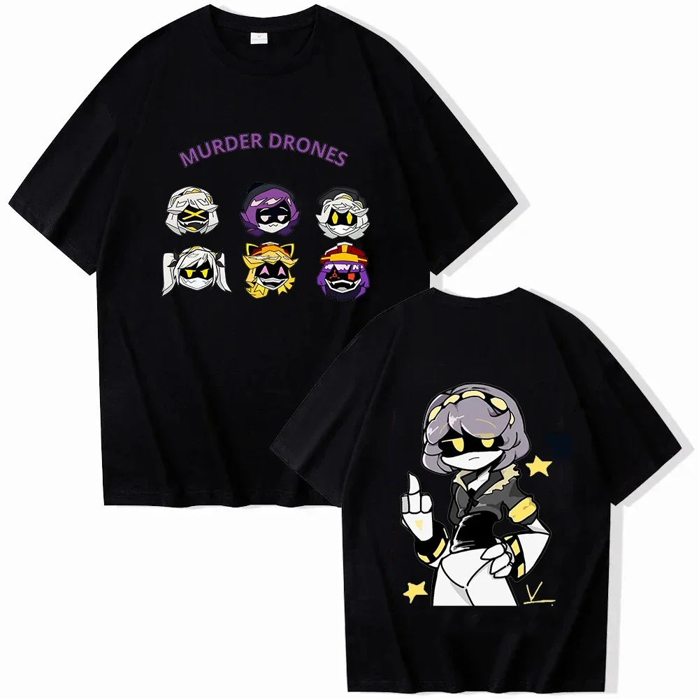 Murder Drones Anime T-Shirts Men Women O-Neck Short Sleeve Tops T-shirt Fans Gift Women's Clothing Fashion Comfortable T Shirt