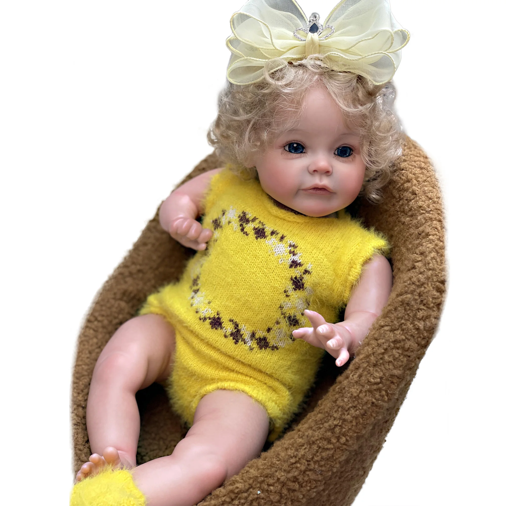 

45cm SueSue Bebe Reborn Girl High Quality With Soft Touch Cloth Body Lifelike Real Art Reborn Dolls Cute Newborn muñecas reborn