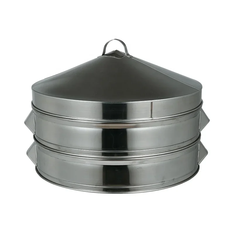 Commercial Stainless Steel 52cm Food Steel Dim Sum Steamer