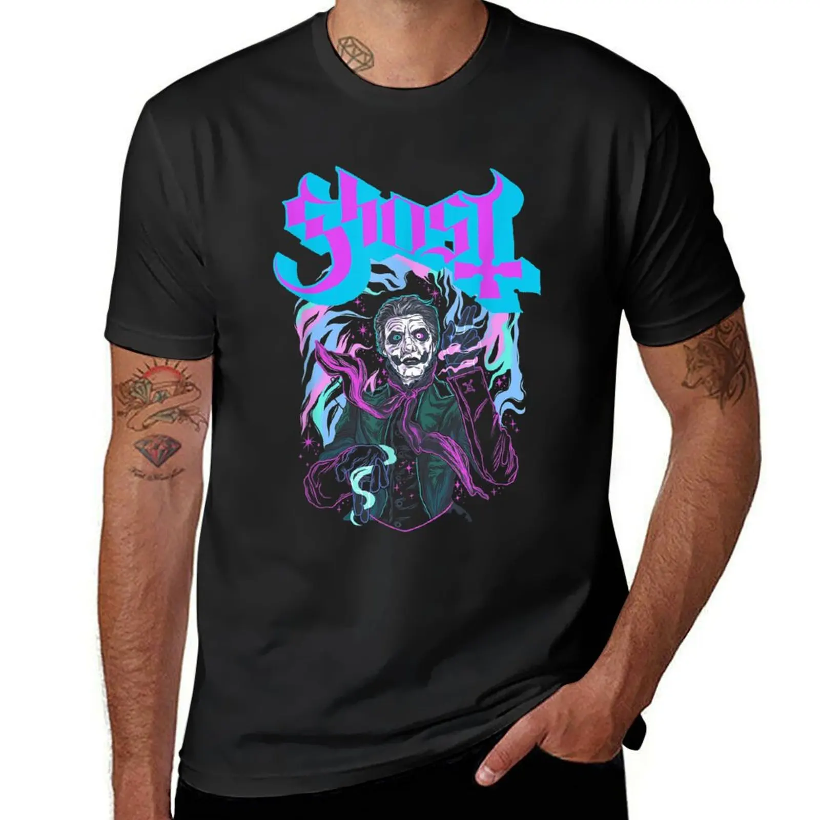 

Ghost T-Shirt fashion shirts shirts graphic tee vintage graphic tee mens cotton t shirts