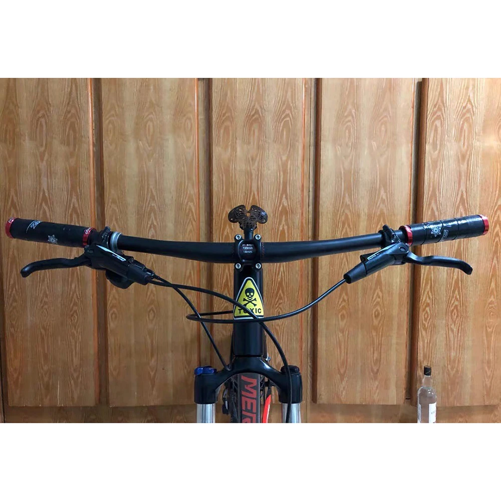 Full Carbon Fiber Mountain Bike Handlebar, MTB Bicycle Parts, Bar Clamp 31.8mm,length 660 to 750mm, 9 Degree Backsweep, Matte