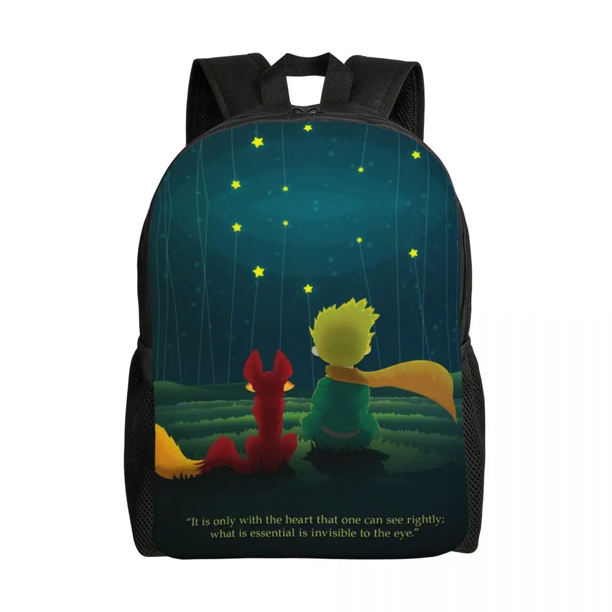 The Little Prince BACKPACK FOR GIRLS Boys Le Petit Prince Colin กระเป๋าเดินทางนักเรียนใส่ได้ทั้งผู้ชายและผู้หญิงใส่แล็ปท็อปขนาด15นิ้ว