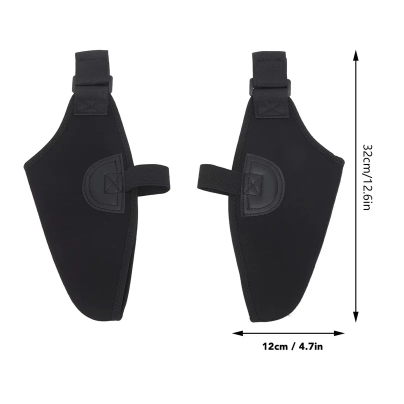 1 Pair Ski Boot Covers Professional Neoprene Windproof Soft Snow Shoes Cover for Outdoor Activities