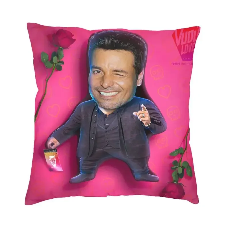 Chayanne Chiquito Meme Cushion Cover 40x40cm Decoration Printing Throw Pillow for Living Room Double-sided