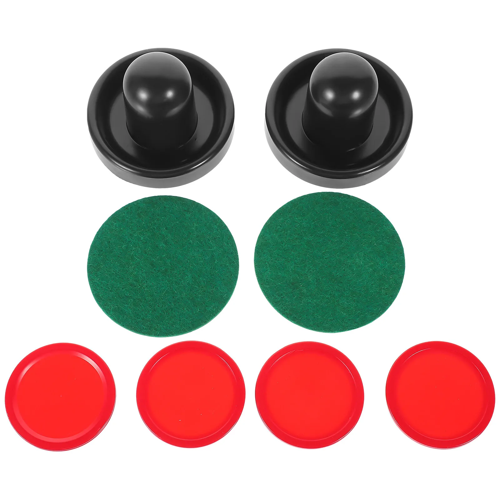 

1Set Premium Air Hockey Pucks with Felt Bottom for Smooth Sliding Fast Gameplay Ideal Replacement for Room Carnival