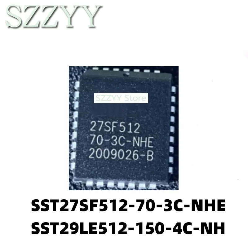 5PCS SST27SF512-70-3C-NHE SST29LE512-150-4C-NH PLCC32 Encapsulated Storage