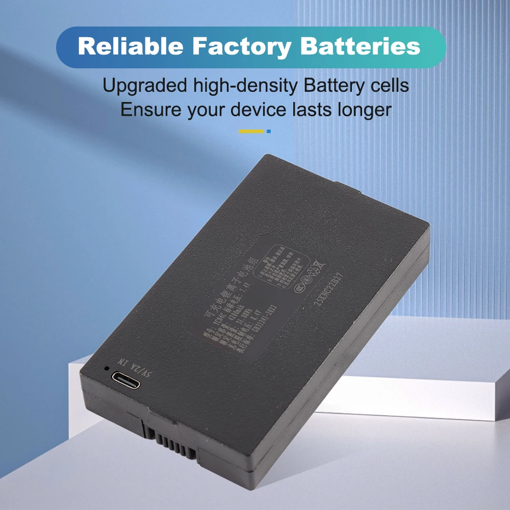ETESBAY YC04C Replacement Battery For Smart Door Lock 7.4V 4200mAh/31.08Wh P- P+ C+ P+ P-