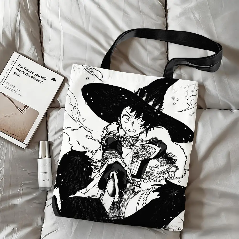 Bolsas de almacenamiento Ichi The Witch, bolso de lona de gran capacidad para mujer, bolso de hombro informal para la escuela, el trabajo