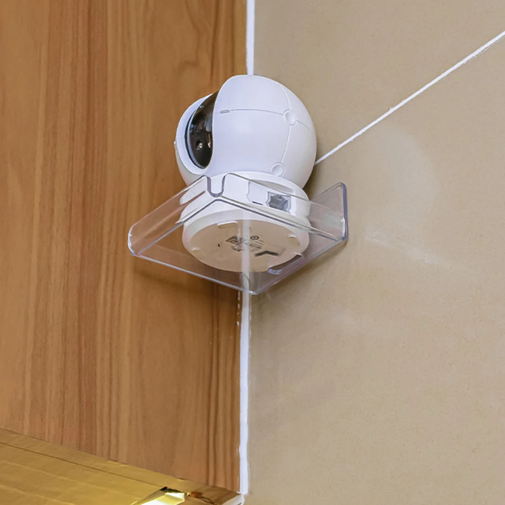 Small  Camera Wall Mounting Bracket Versatile Acrylic Storage Rack Waterproof Transparent for Speakers Plants Books