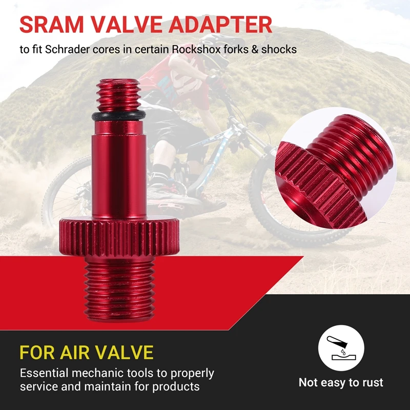 Mountain Bike Tool Rear Shock Air Valve Adapter For Rockshox Monarch/DT Swiss XMM/IFP Refueling Tool