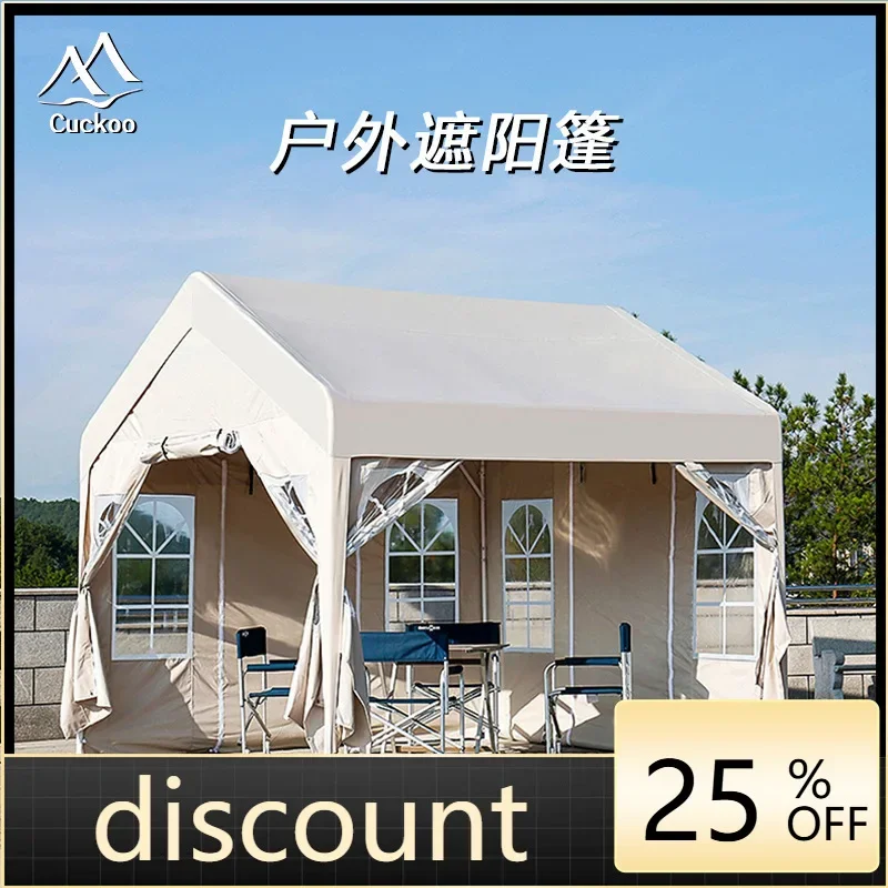 CX four-legged advertising tent, night market stall, emergency small tent with parasol to cover the rain