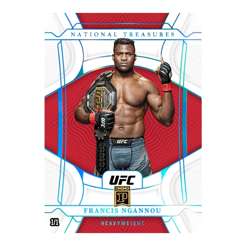Diy Homemade Panini UFC Series Alexander Volkanovski Francis Ngannou Ian Garry Collection Flash Card Toys Gift - view 5