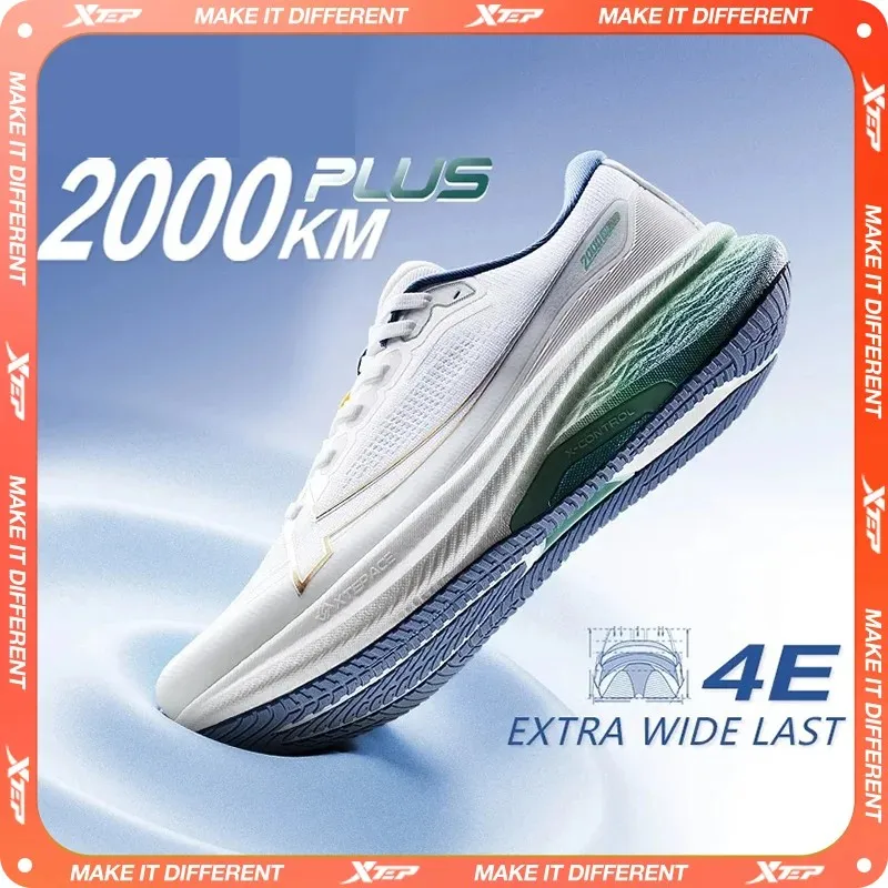 

Xtep 2000km Plus Running Shoes 2025 New Spring Lightweight Anti-slip Wear-Resistant Men's Training Jogging Sneakers 875319110001