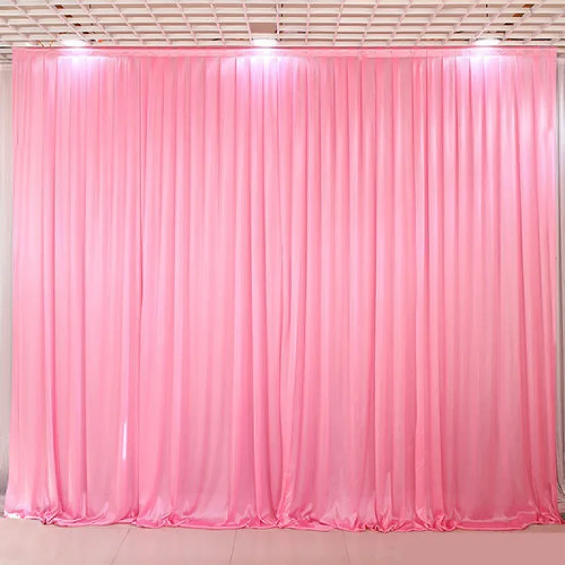 

10ft X 10ft White Pleated Decoration Wedding Photography Backdrop Curtain For Celebration Stage Party Decor