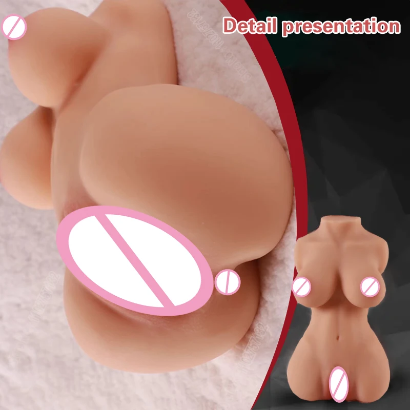 Masturbación Anal 3d para hombre y mujer, vagina Artificial de silicona, medio cuerpo, Sexy, tamaño Real, suministros para adultos, 18