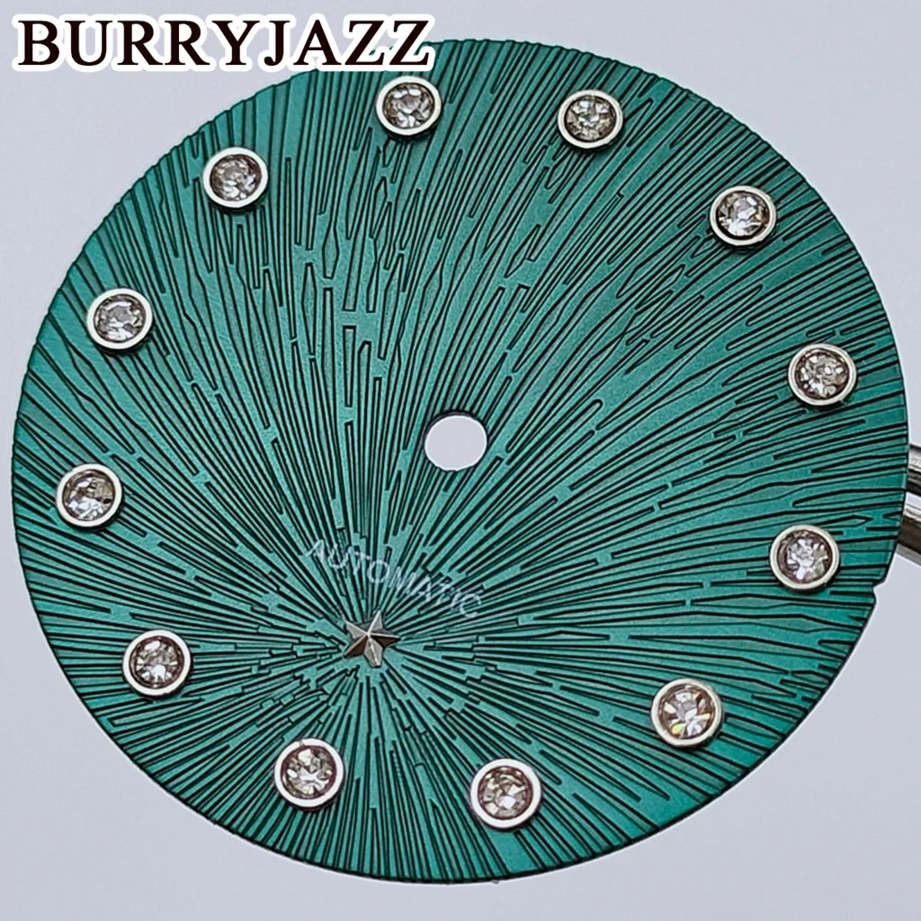 BURRYJAZZ 24.5 مللي متر الطلب ساعة ديفيل الطلب مع مؤشر الماس ستار الديكور صالح ل NH05 NH06 ساعة نسائية تعديل الملحقات