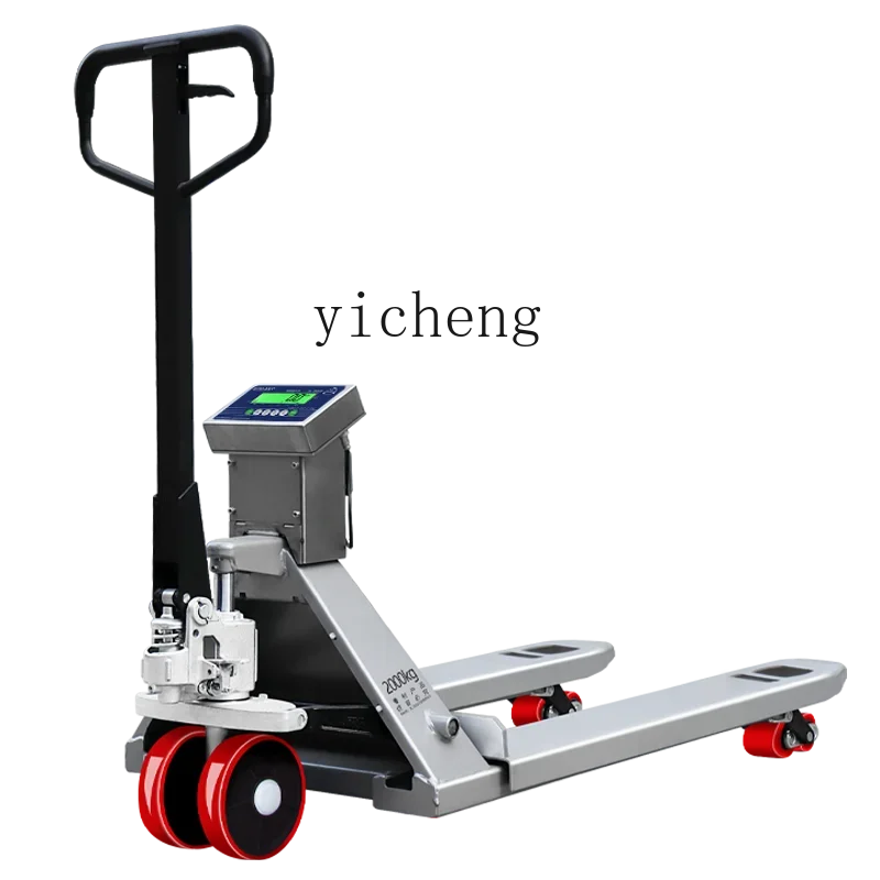

explosion-proof electronic forklift scale high-precision indexing truck weighing ground cow manual hydraulic pallet truck