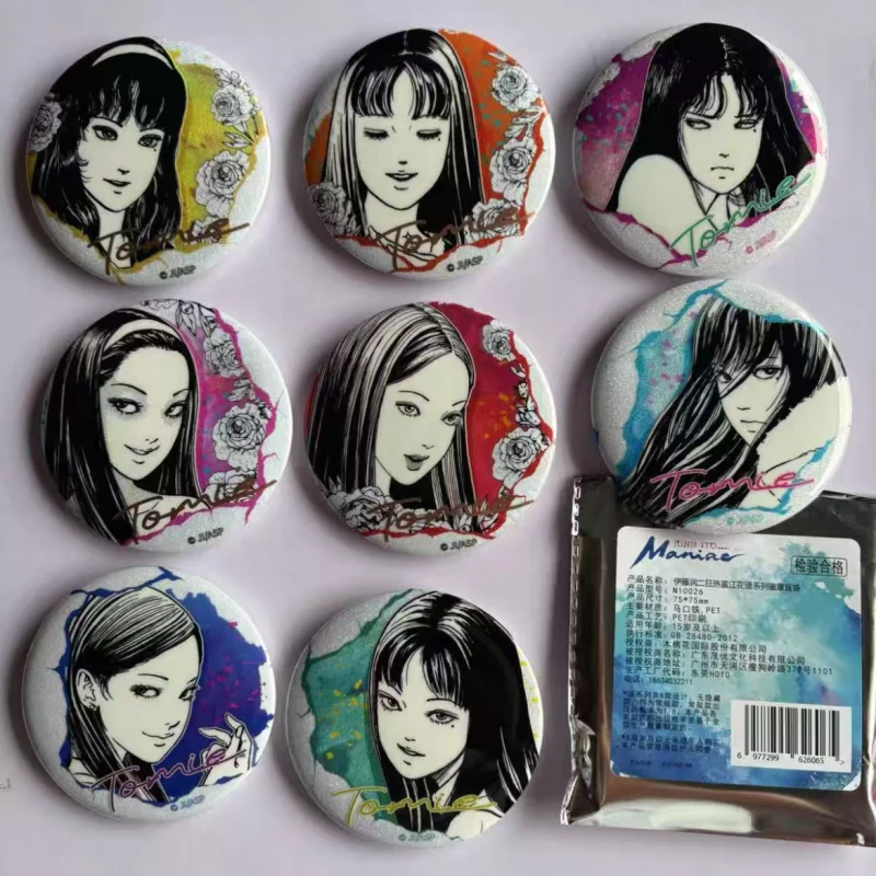 

Оригинальный Nullset Junji Ito Maniac: значок Tomie Flower Language, слепая сумка, верхняя модель, значок для фото дочери, подарочные игрушки